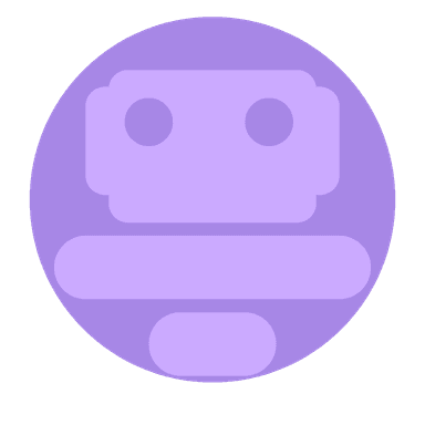 Social OS Maskottchen — lavender-farbener Roboter
